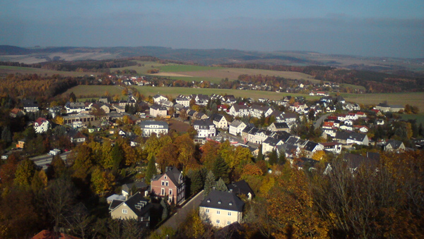 Über den Dächern von Augustusburg